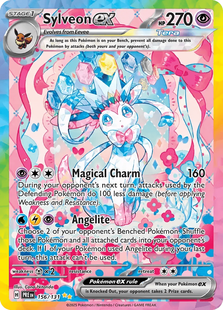 Sylveon ex 156/131 Special Illustration Rare ex - MissingNo.
