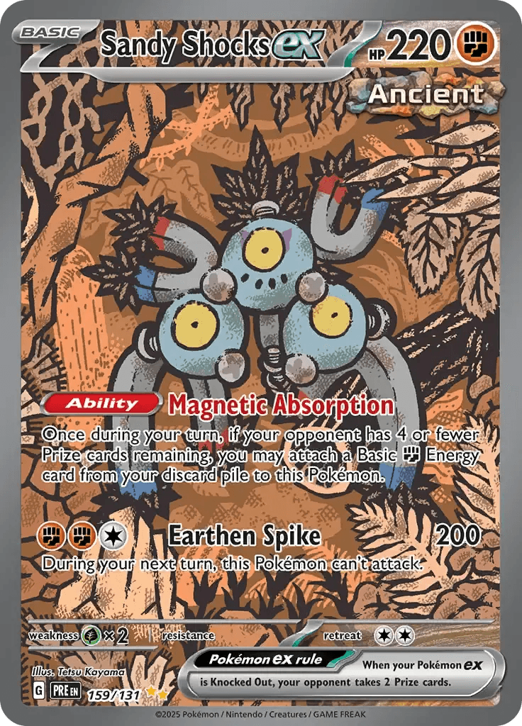 Sandy Shocks ex 159/131 Special Illustration Rare ex - MissingNo.