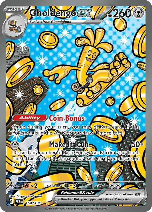 Gholdengo ex 164/131 Special Illustration Rare ex - MissingNo.