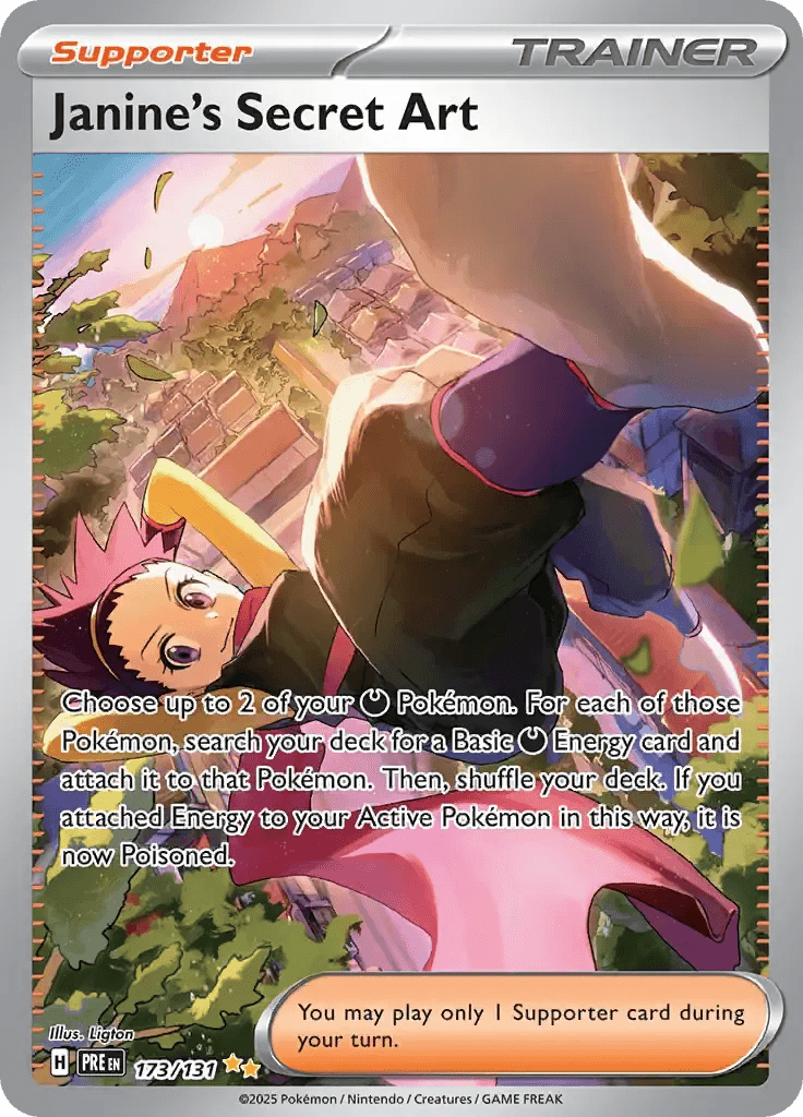 Janine's Secret Art 173/131 Special Illustration Rare - MissingNo.