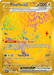 Pikachu ex 179/131 Hyper Rare ex
