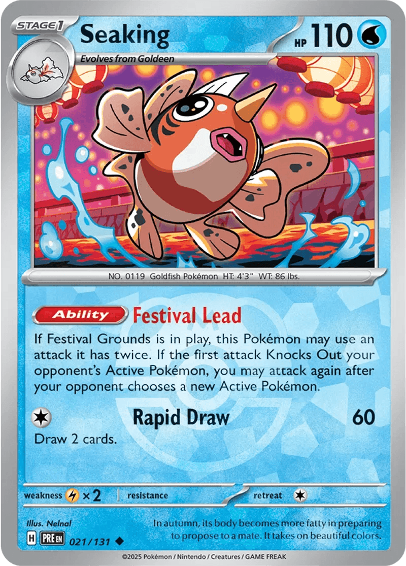 Seaking 21/131 Reverse Uncommon - MissingNo.