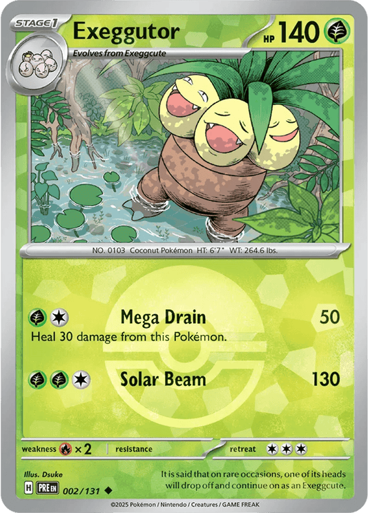 Exeggutor 2/131 Poké Ball Holo Uncommon - MissingNo.
