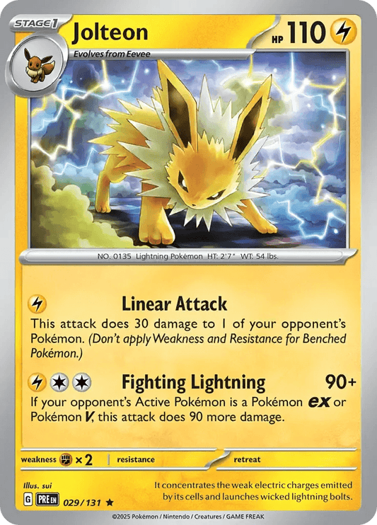 Jolteon 29/131 Holo Rare - MissingNo.