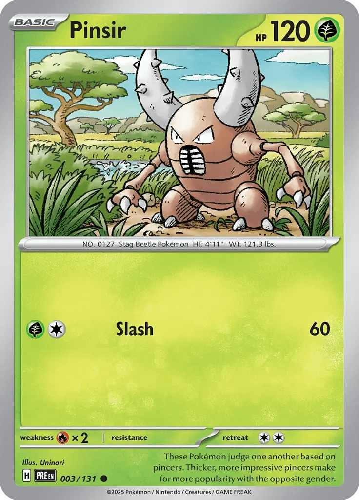 Pinsir 3/131 Common - MissingNo.