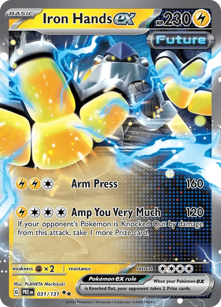 Iron Hands ex 31/131 Double Rare ex - MissingNo.