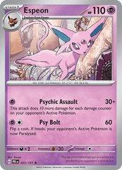 Espeon 33/131 Holo Rare