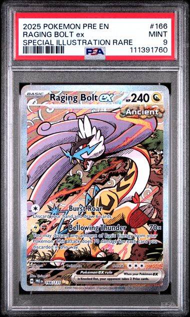 Raging Bolt 166 PSA 9 - MissingNo.