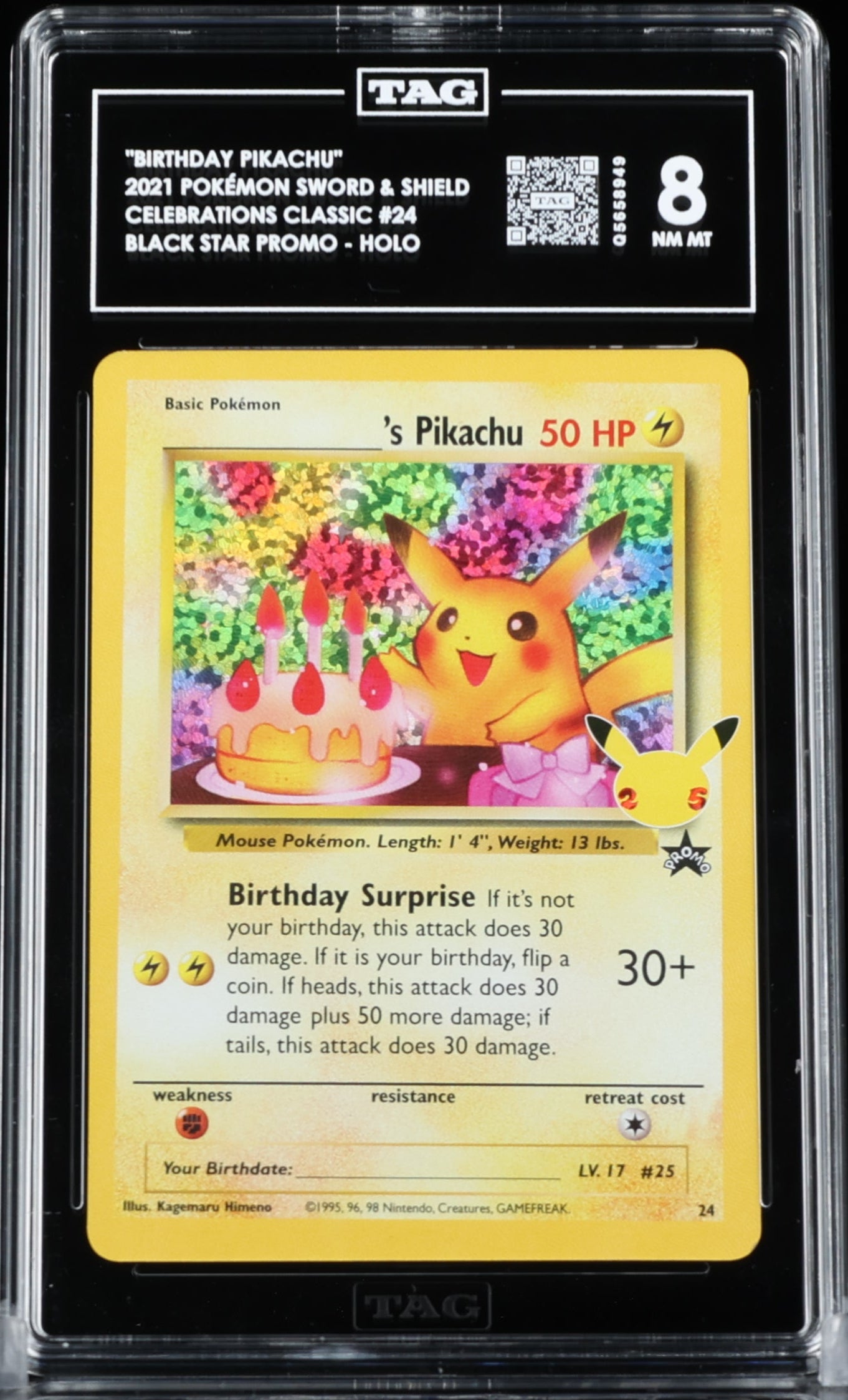 Birthday Pikachu 024/025 - TAG 8 - MissingNo.