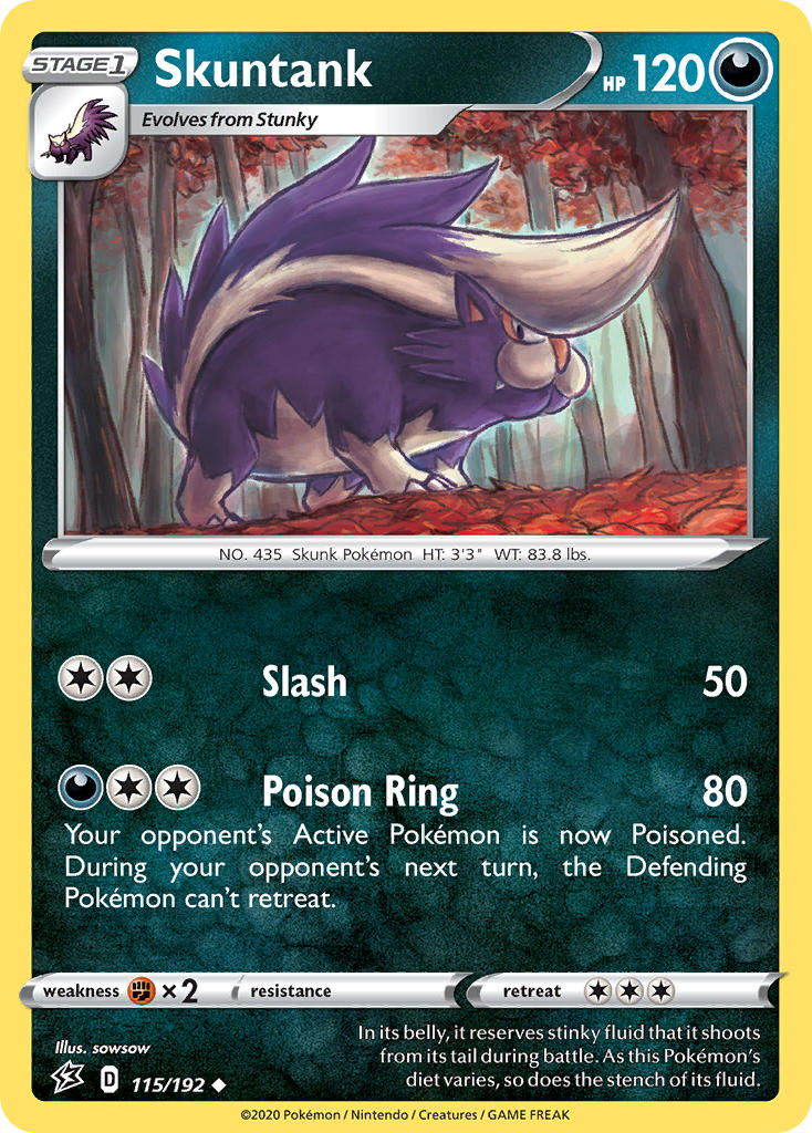 Skuntank 115/192 Uncommon - MissingNo.