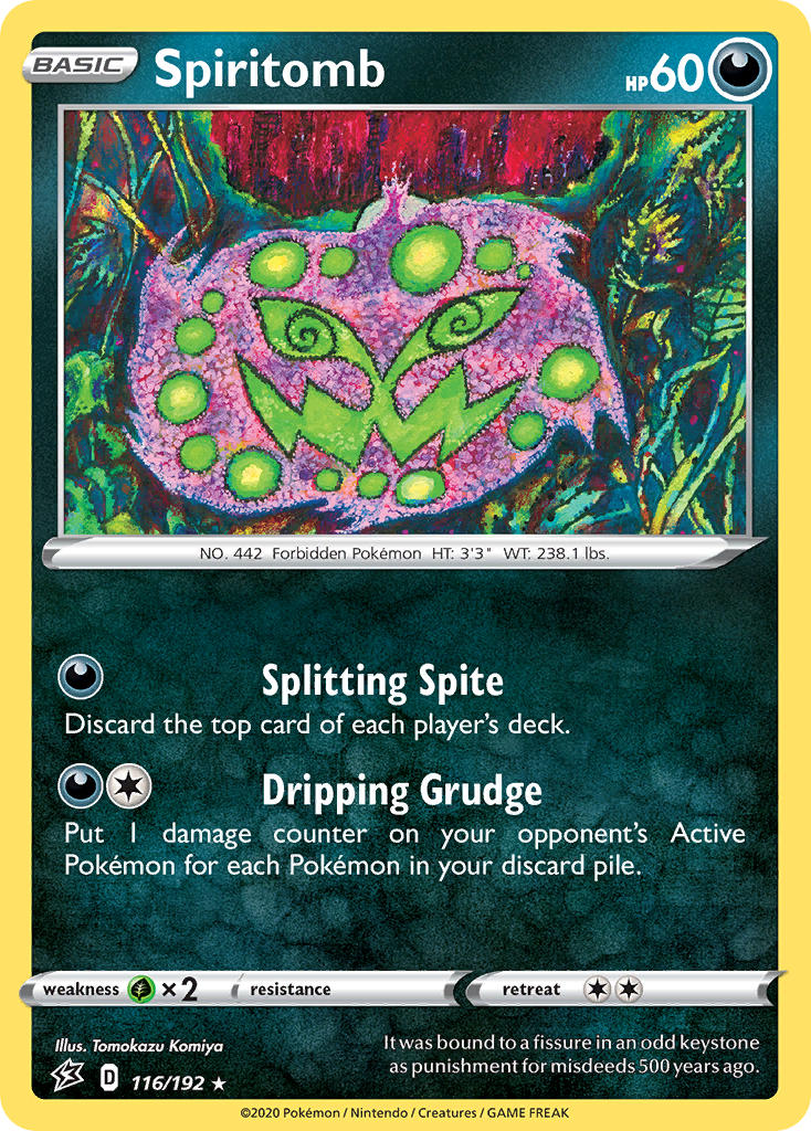 Spiritomb 116/192 Reverse Rare - MissingNo.