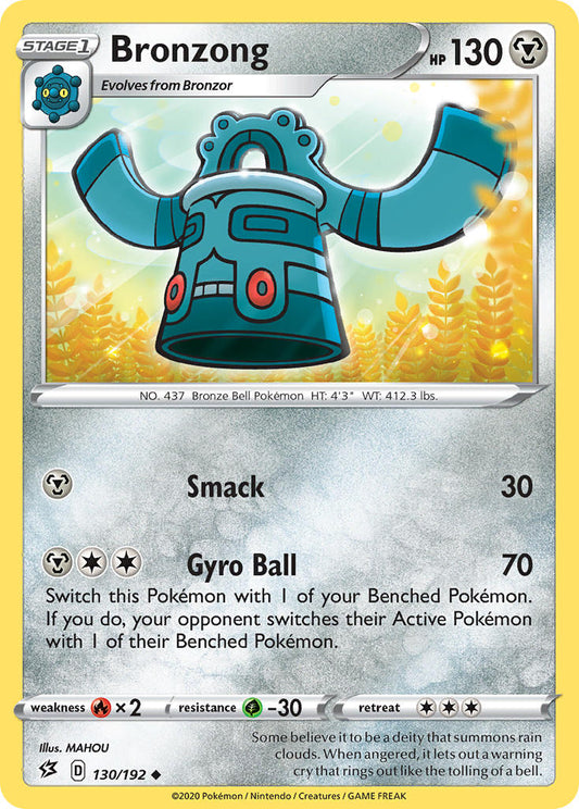 Bronzong 130/192 Reverse Uncommon - MissingNo.