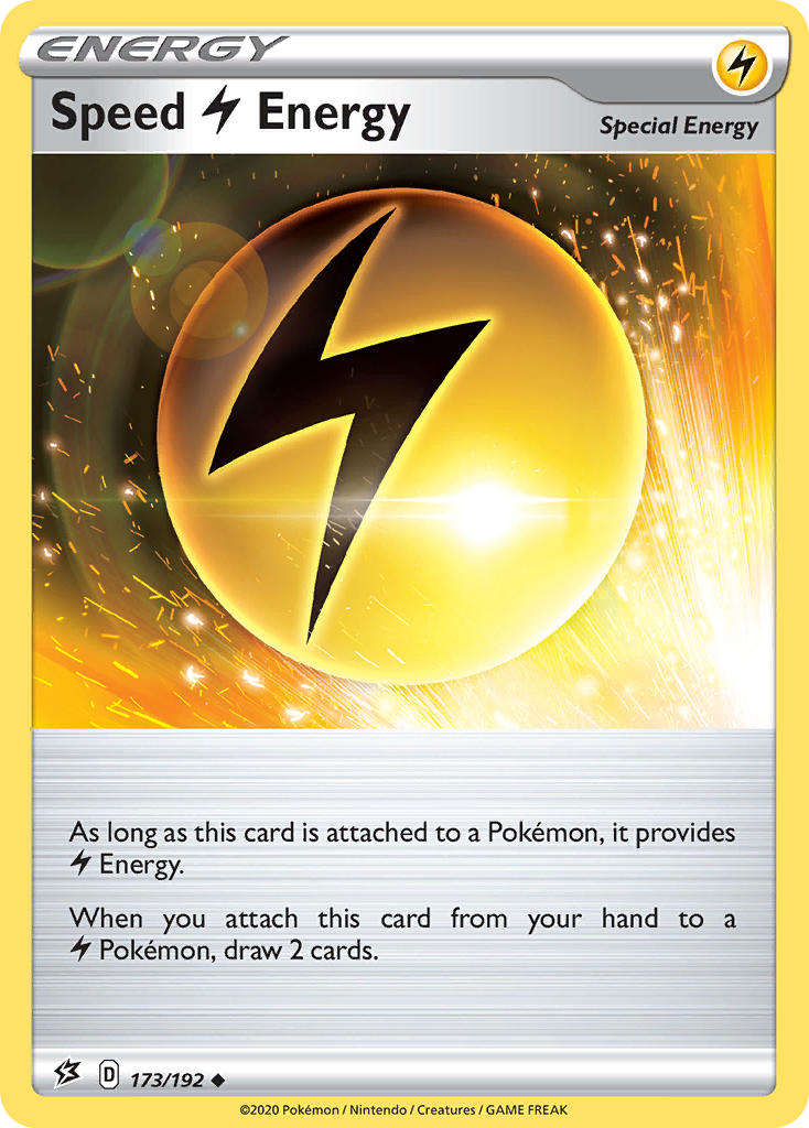 Speed Lightning Energy 173/192 Reverse Uncommon - MissingNo.