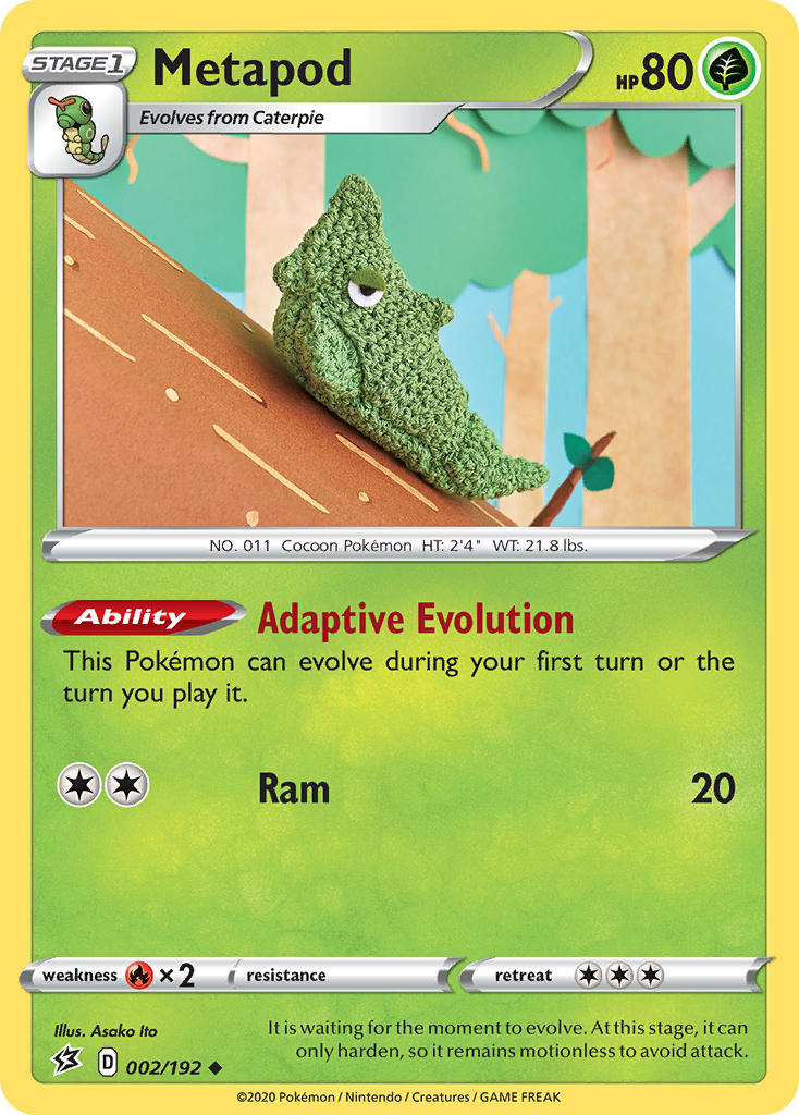 Metapod 002/192 Uncommon - MissingNo.
