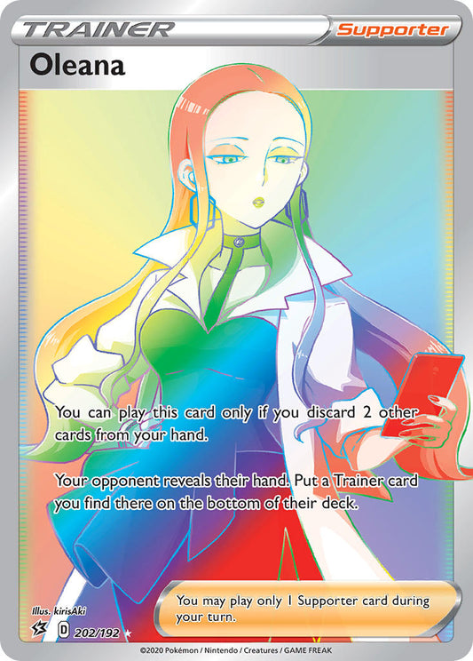 Oleana 202/192 Rainbow Secret Rare - MissingNo.