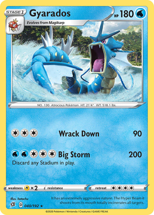 Gyarados 040/192 Holo Rare - MissingNo.