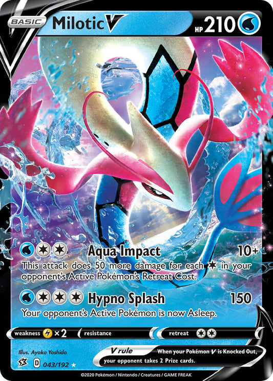 Milotic V 043/192 Holo Rare V - MissingNo.
