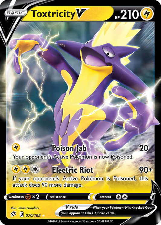 Toxtricity V 070/192 Holo Rare V - MissingNo.