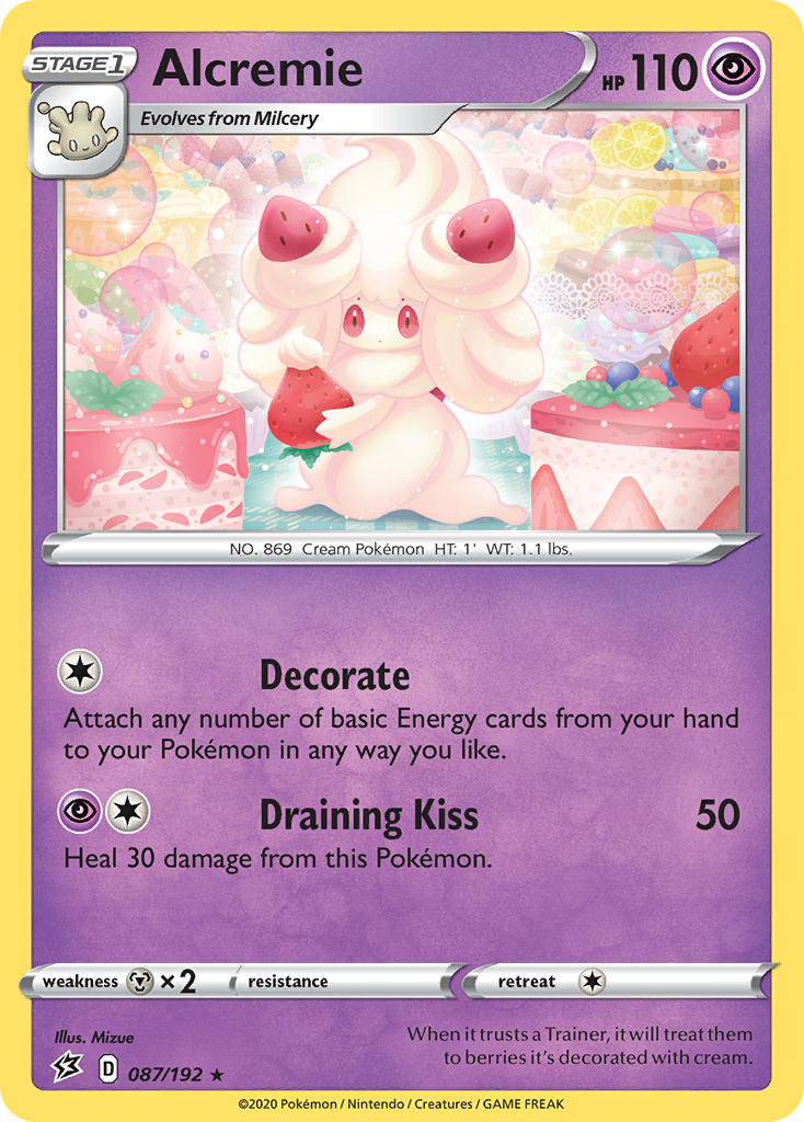 Alcremie 087/192 Non-Holo Rare - MissingNo.