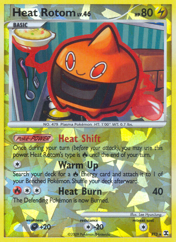 Heat Rotom RT3 Holo Rare - MissingNo.