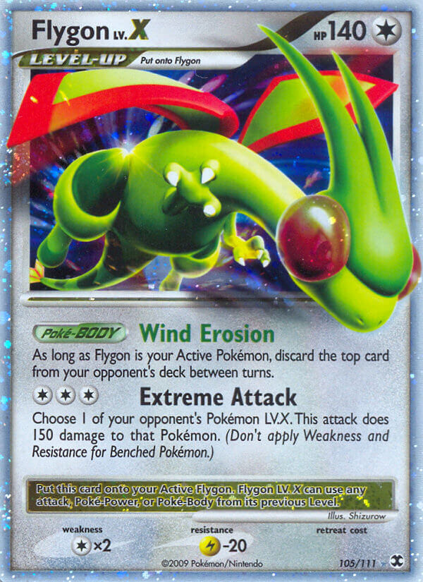 Flygon LV.X 105/111 Holo Rare LV.X - MissingNo.
