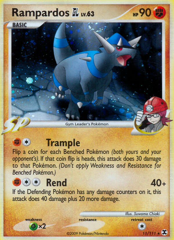 Rampardos GL 11/111 Holo Rare - MissingNo.