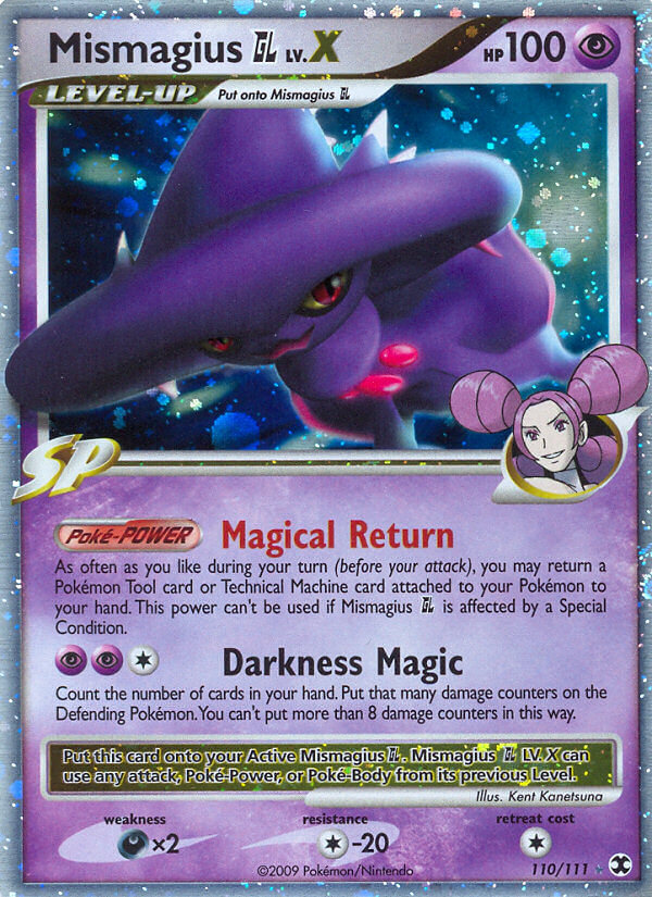 Mismagius GL LV.X 110/111 Holo Rare LV.X - MissingNo.