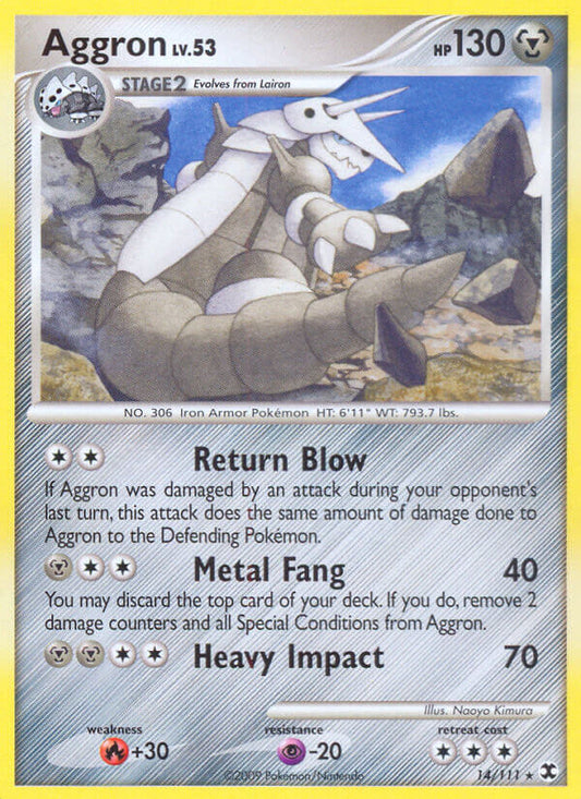Aggron 14/111 Non-Holo Rare - MissingNo.