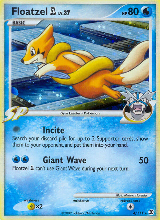 Floatzel GL 4/111 Holo Rare - MissingNo.
