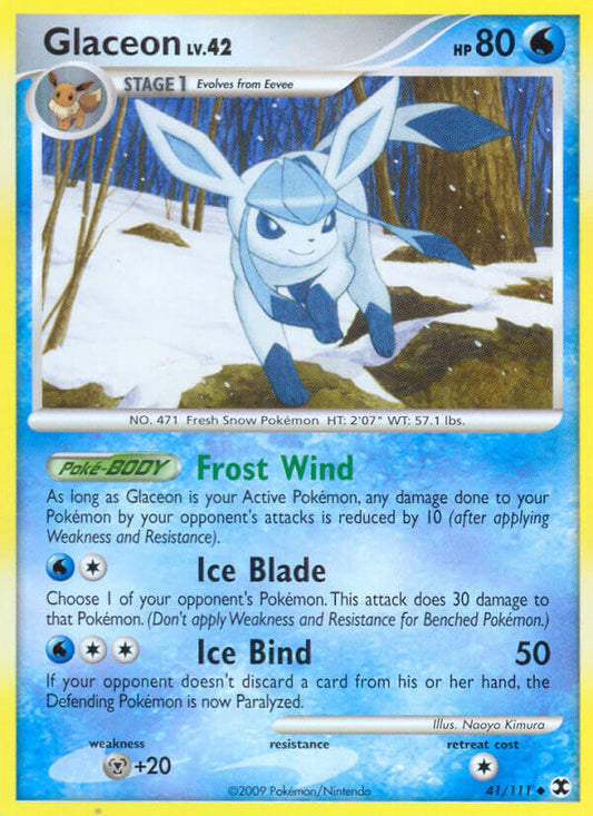 Glaceon 41/111 Reverse Uncommon - MissingNo.