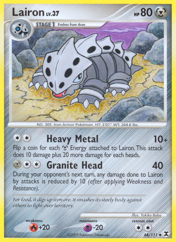 Lairon 44/111 Reverse Uncommon - MissingNo.