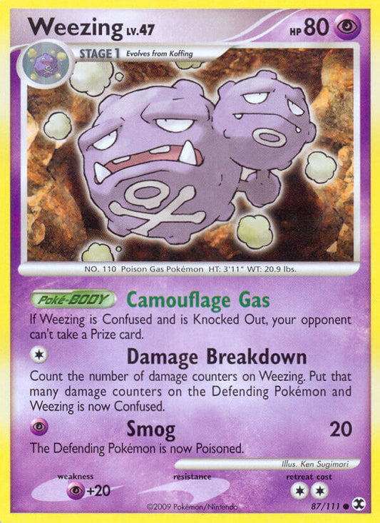 Weezing 87/111 Reverse Common - MissingNo.