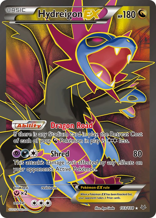 Hydreigon EX 103/108 Holo Ultra Rare EX - MissingNo.