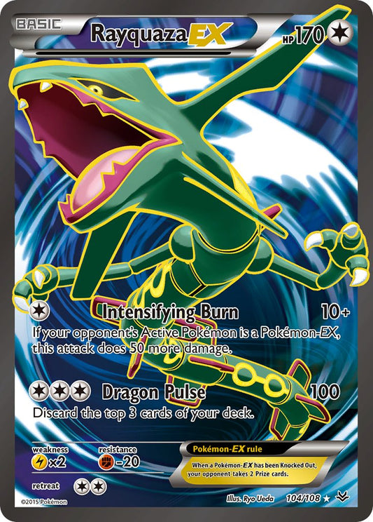 Rayquaza EX 104/108 Holo Ultra Rare EX - MissingNo.