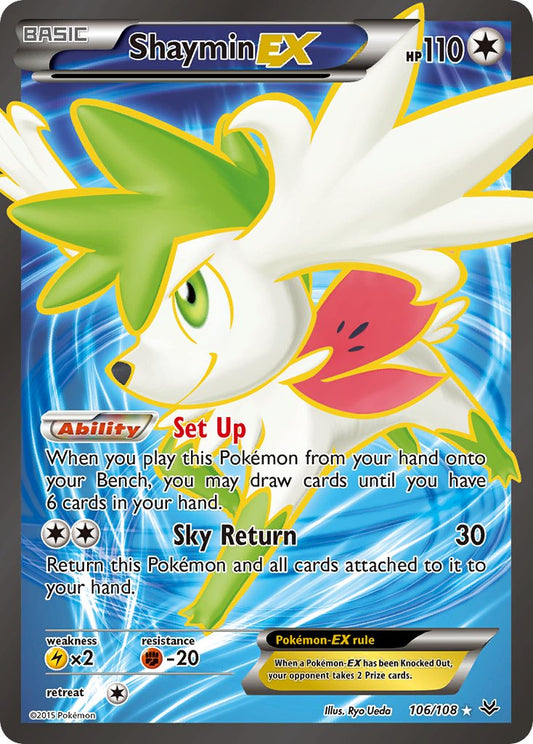 Shaymin EX 106/108 Holo Ultra Rare EX - MissingNo.