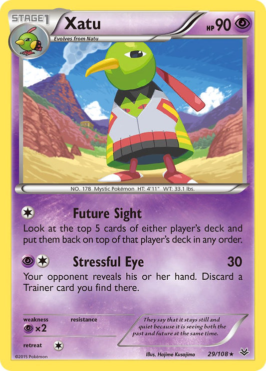 Xatu 29/108 Reverse Rare - MissingNo.