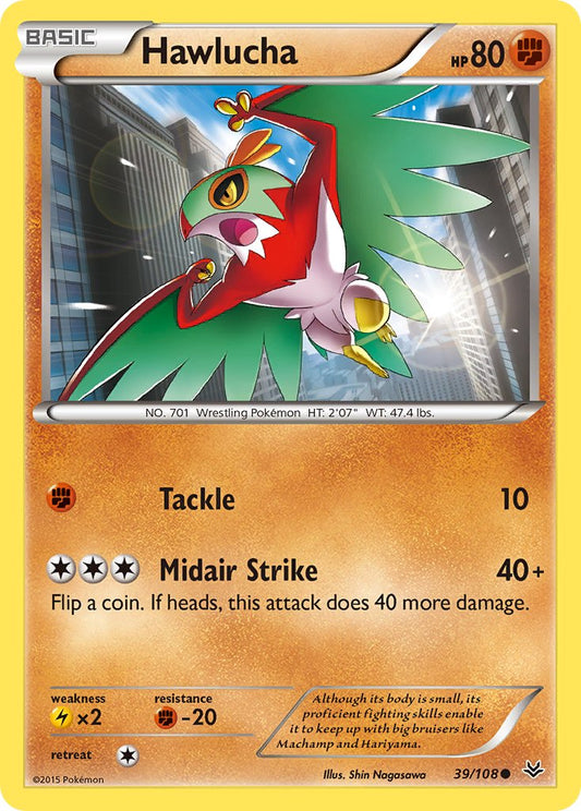 Hawlucha 39/108 Reverse Common - MissingNo.