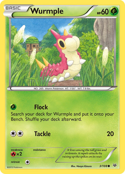 Wurmple 3/108 Reverse Common - MissingNo.