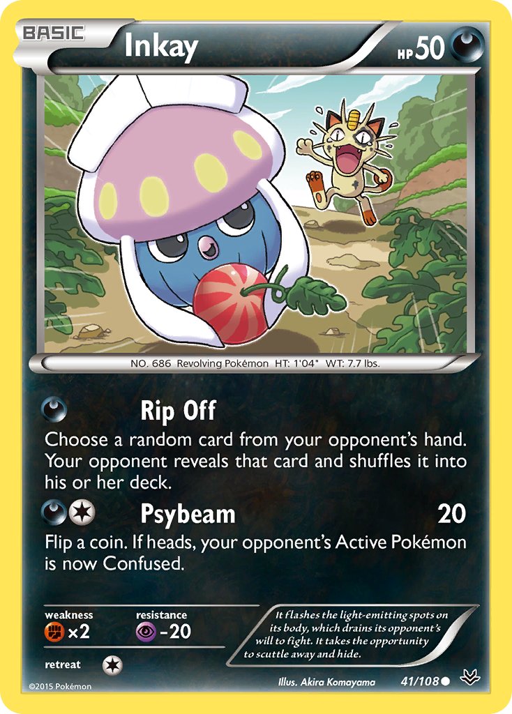 Inkay 41/108 Reverse Common - MissingNo.