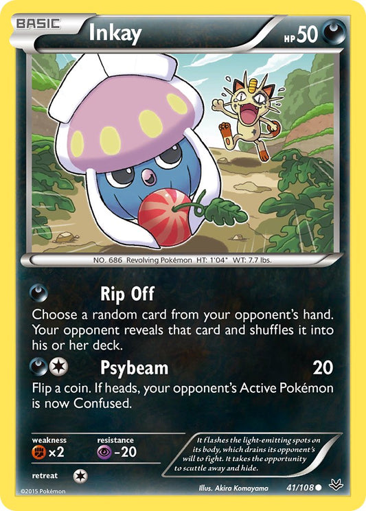 Inkay 41/108 Reverse Common - MissingNo.