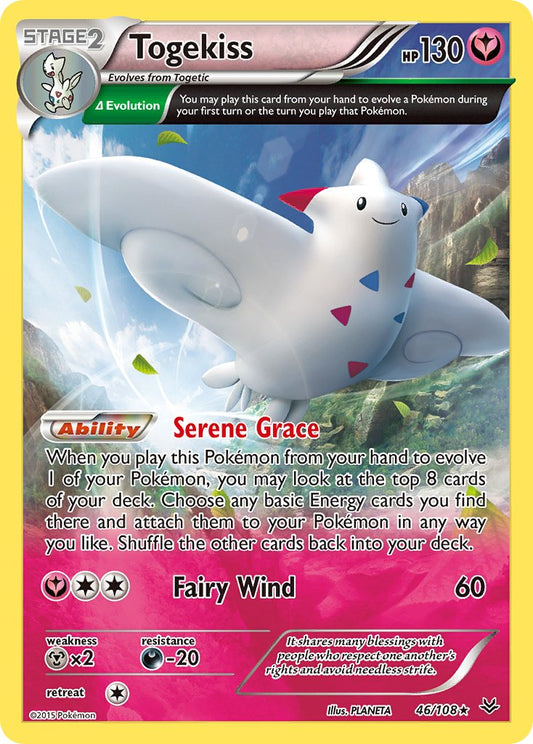 Togekiss 46/108 Reverse Rare - MissingNo.