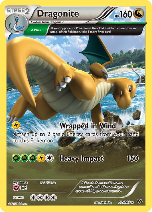 Dragonite 52/108 Holo Rare - MissingNo.