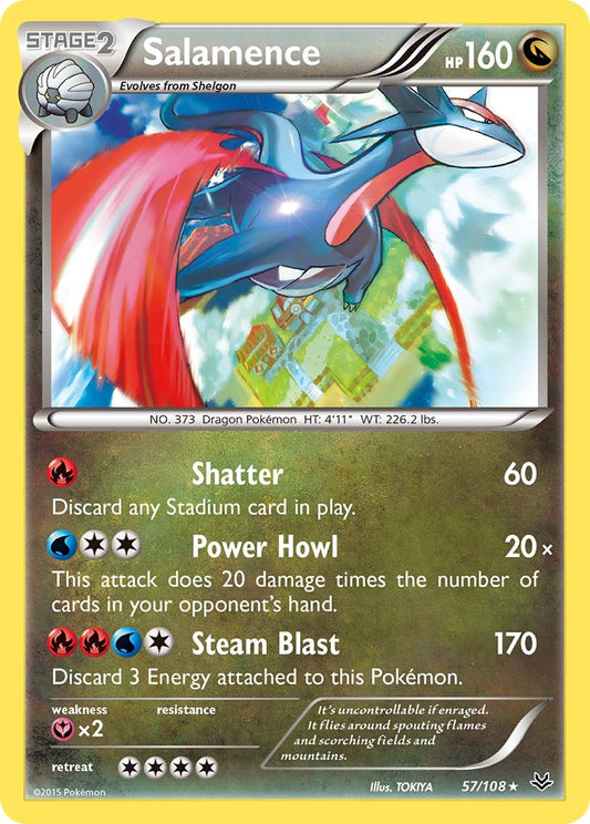 Salamence 57/108 Cosmos Holo - MissingNo.