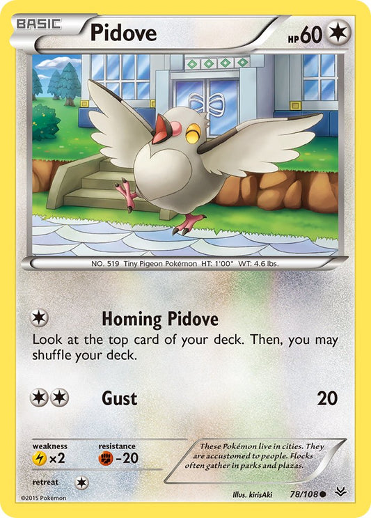 Pidove 78/108 Reverse Common - MissingNo.