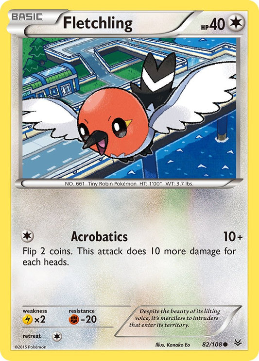 Fletchling 82/108 Common - MissingNo.