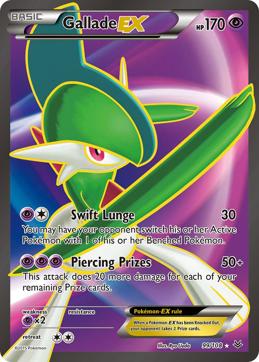 Gallade EX 99/108 Holo Ultra Rare EX - MissingNo.