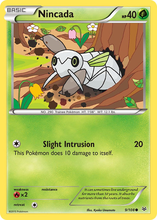 Nincada 9/108 Reverse Common - MissingNo.