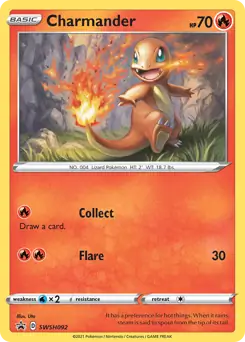 Charmander 26/197 Mirage Holo Charizard ex Premium Collection Exclusive - MissingNo.
