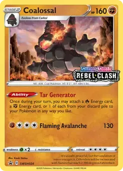 Coalossal Prerelease SWSH024
