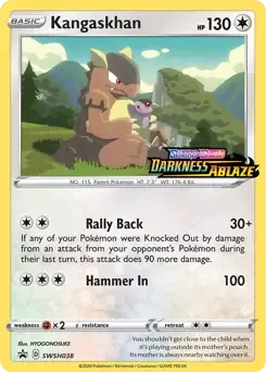 Kangaskhan Prerelease SWSH038